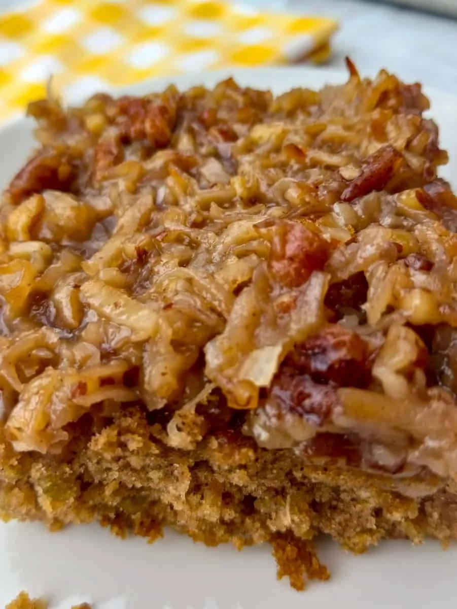 Amish Oatmeal Cake with Coconut Frosting