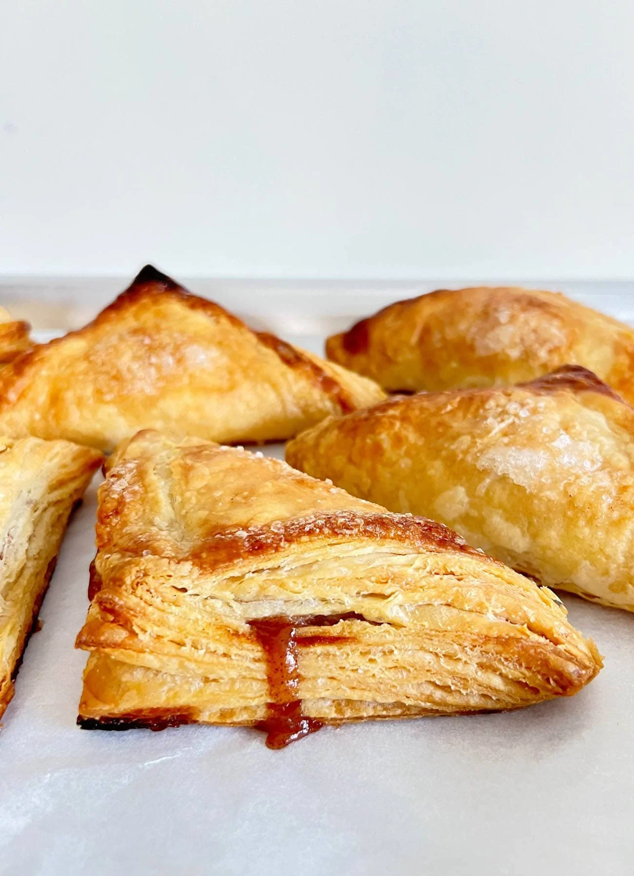Apple Turnovers with Flaky Puff Pastry