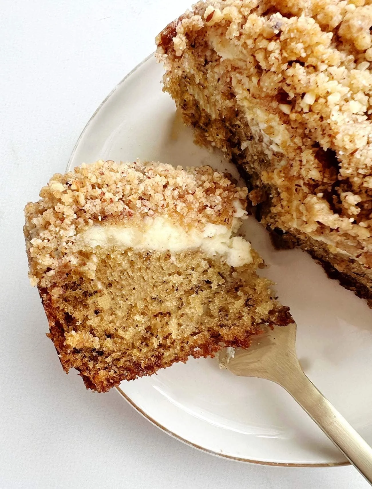 Banana Bread Cream Cheese Coffee Cake