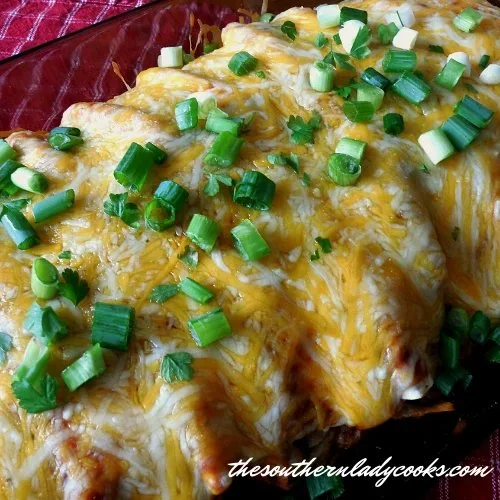 Beef and Cheese Enchiladas