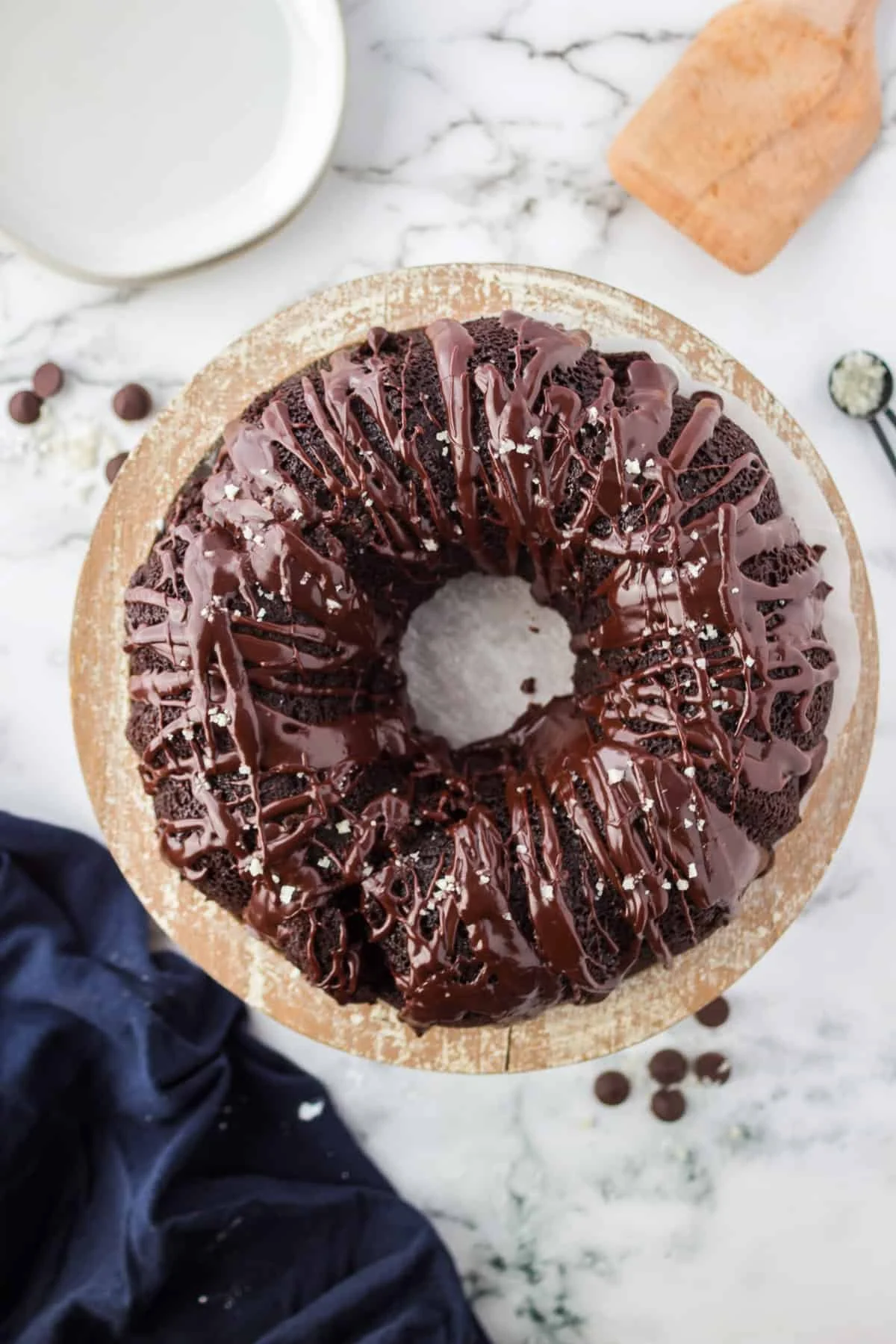 Bundt Cake with Chocolate Ganache