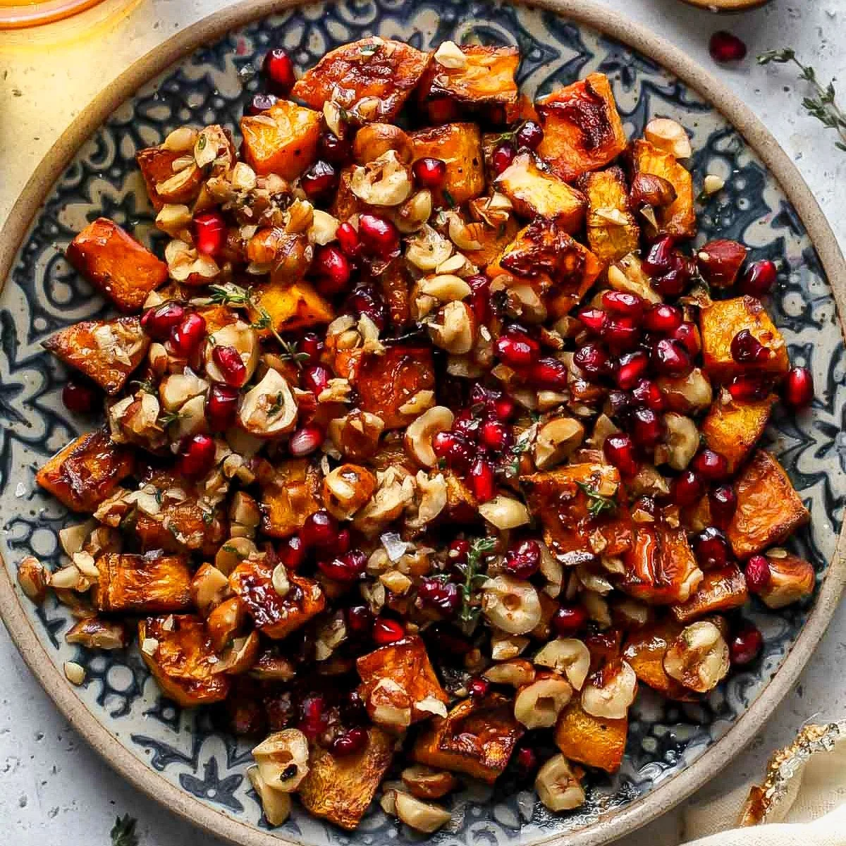 Butternut Squash with Brown Butter Hazelnuts