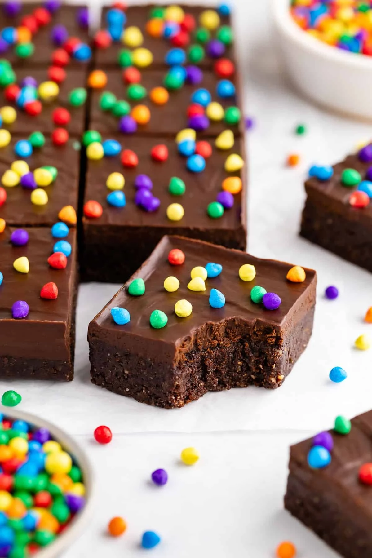 Celestial No-Bake Vegan Brownies