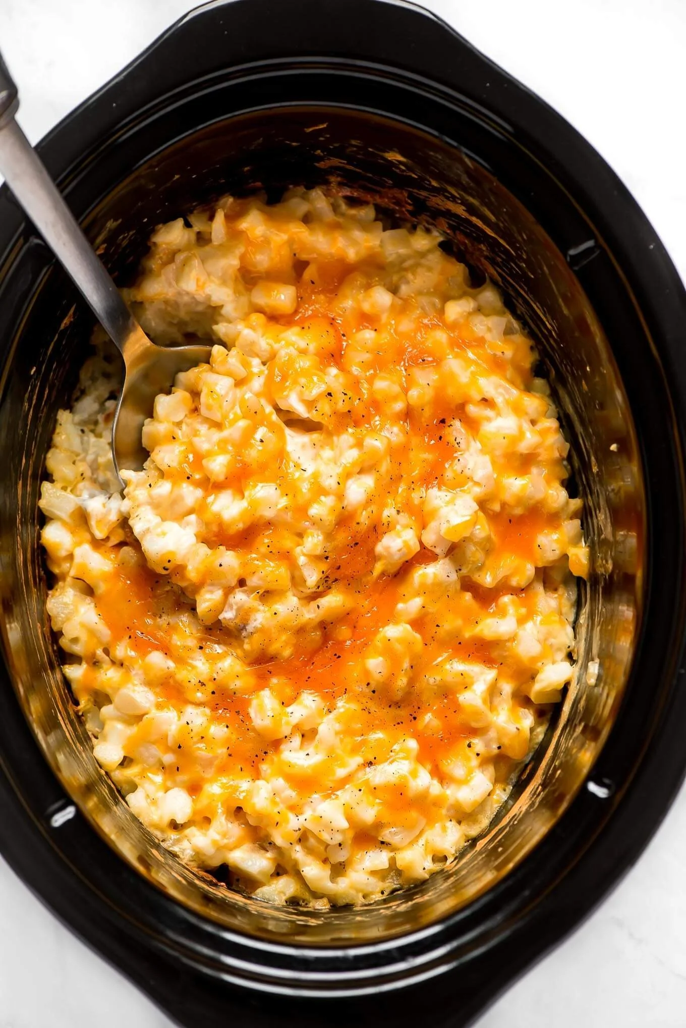 Cheesy Potatoes in Slow Cooker