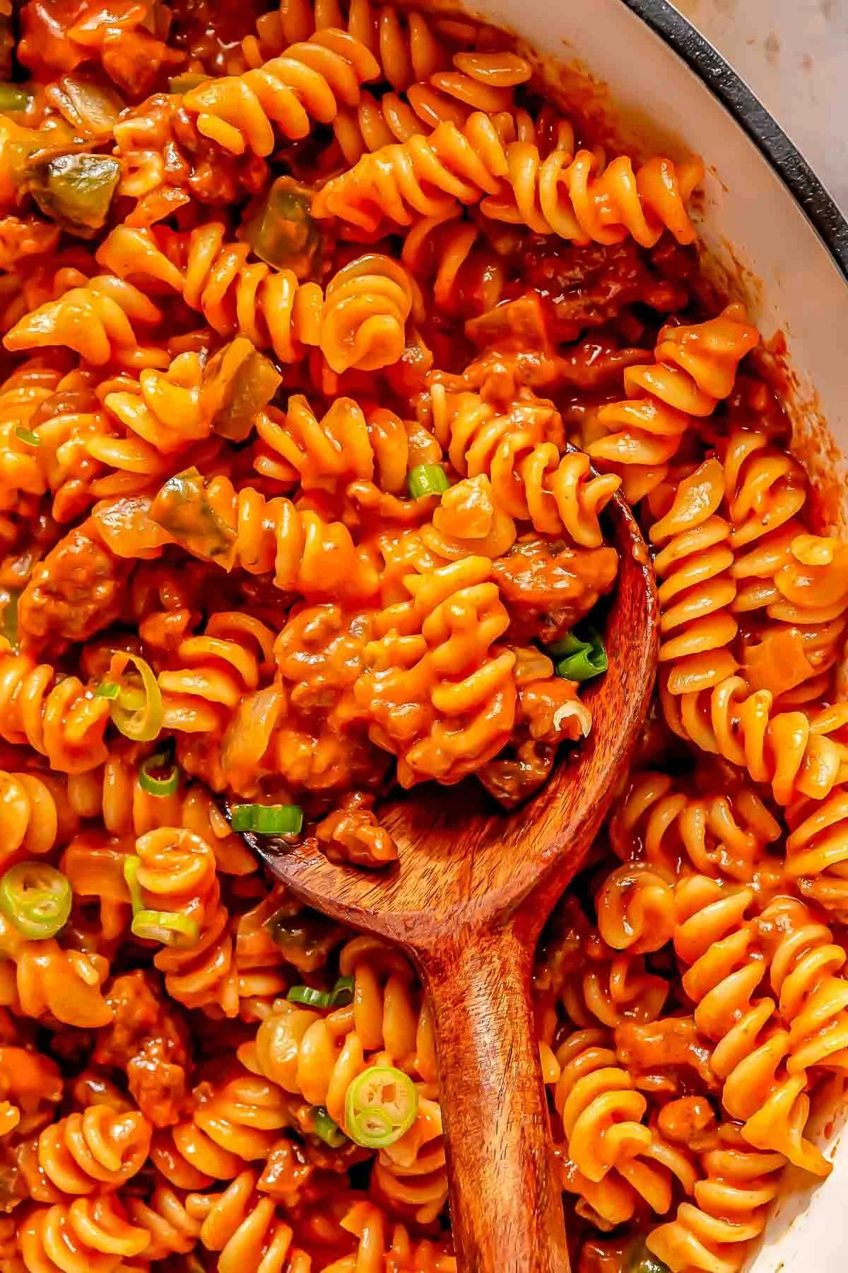 Cheesy Sloppy Joe Macaroni
