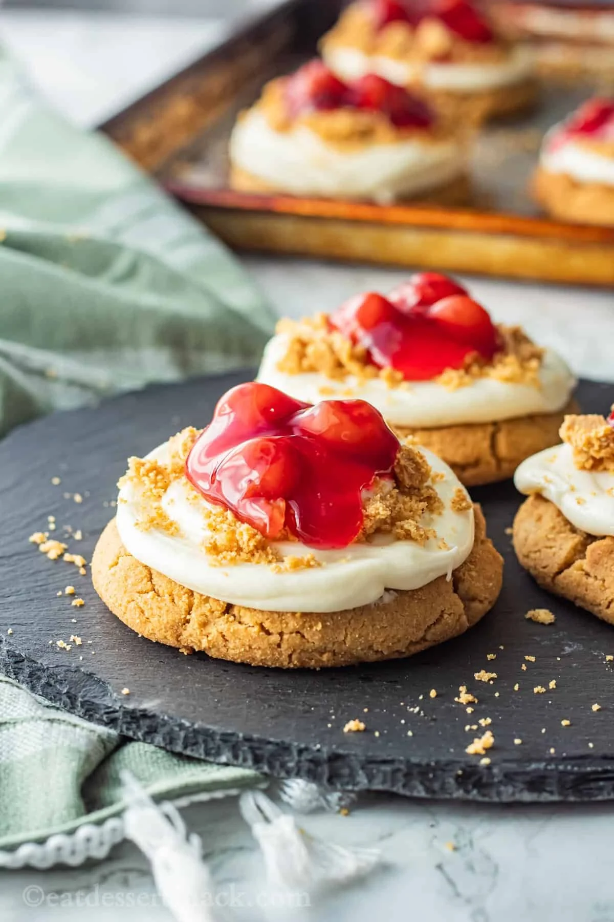 Cherry Cheesecake Cookie Delights