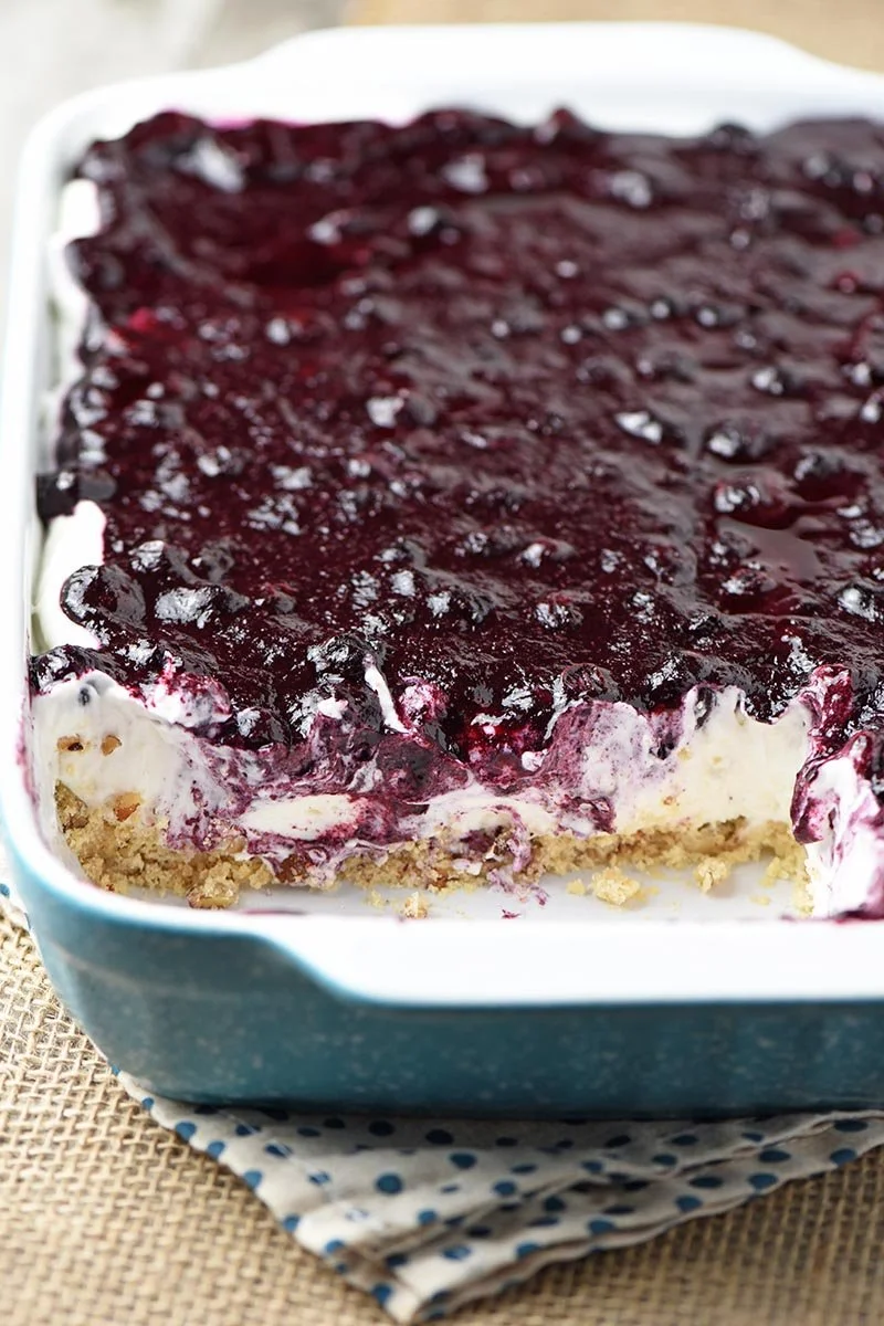 Creamy Blueberry No-Bake Dream