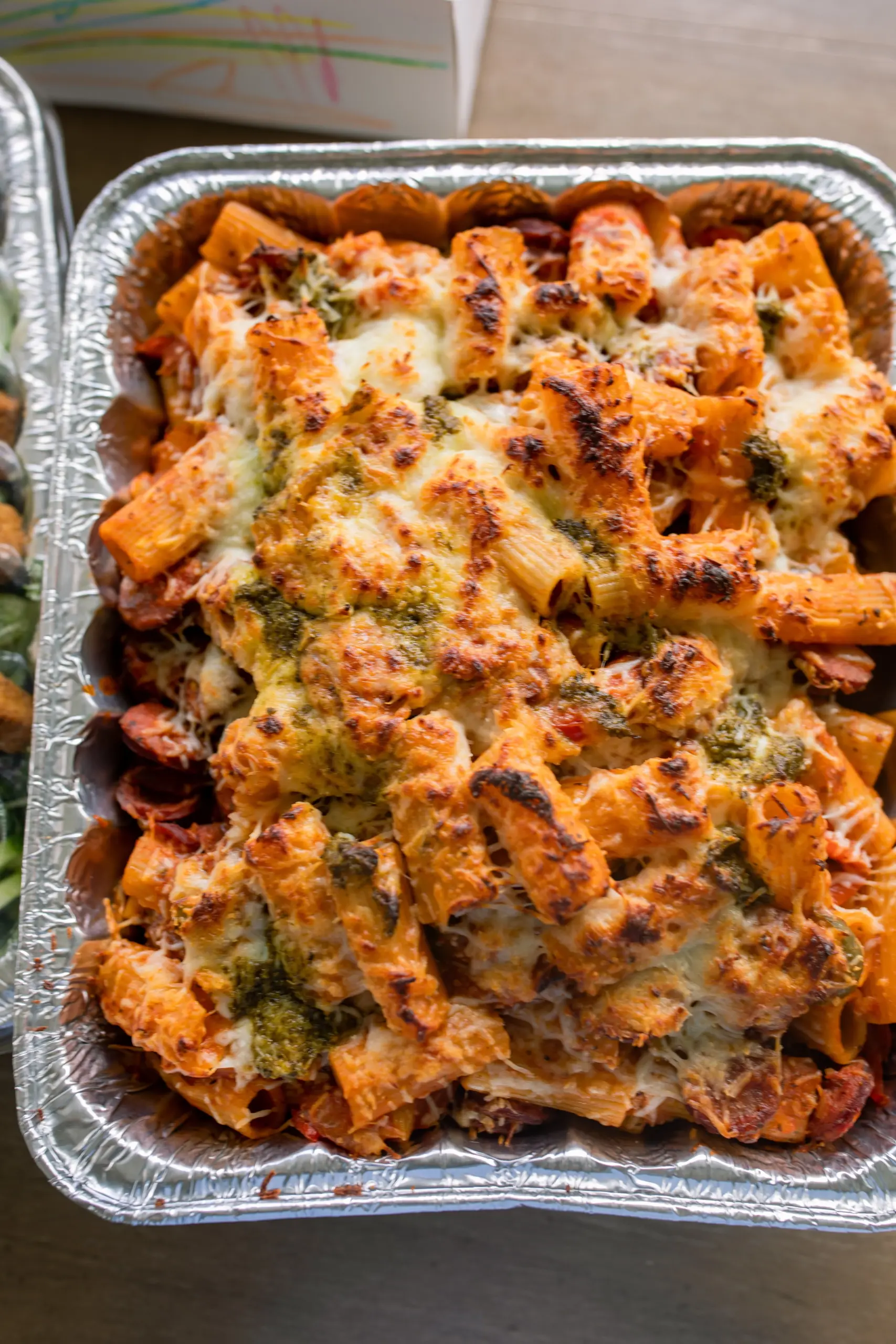 Creamy Kielbasa Pasta Bake
