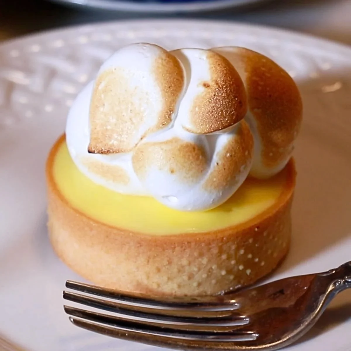 Creamy Lemon Tart with Meringue