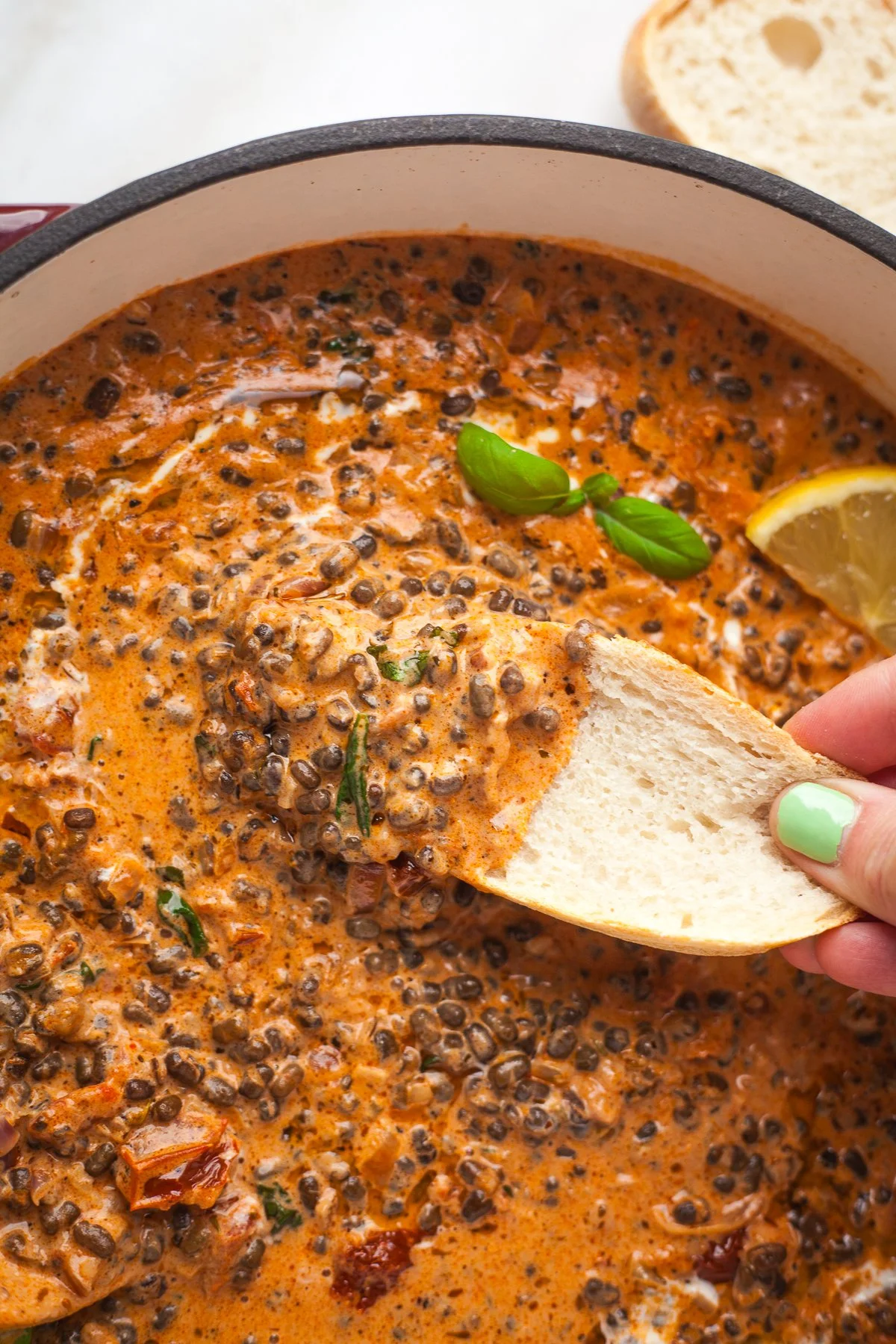 Creamy Marry-Me Lentils