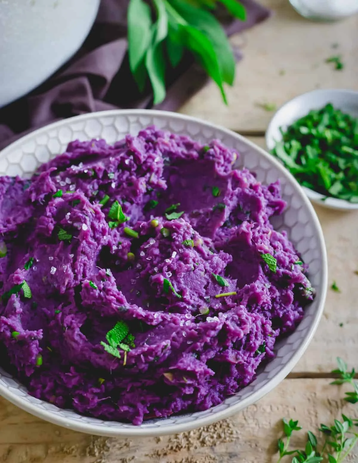 Creamy Purple Sweet Potato Mash