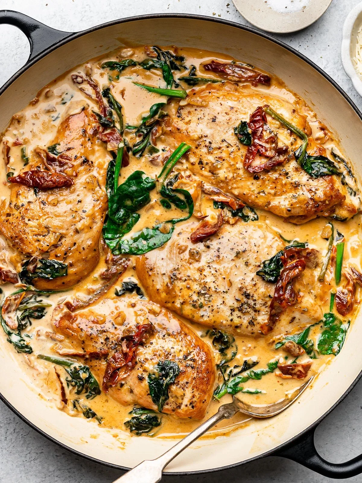 Creamy Tuscan Chicken Skillet