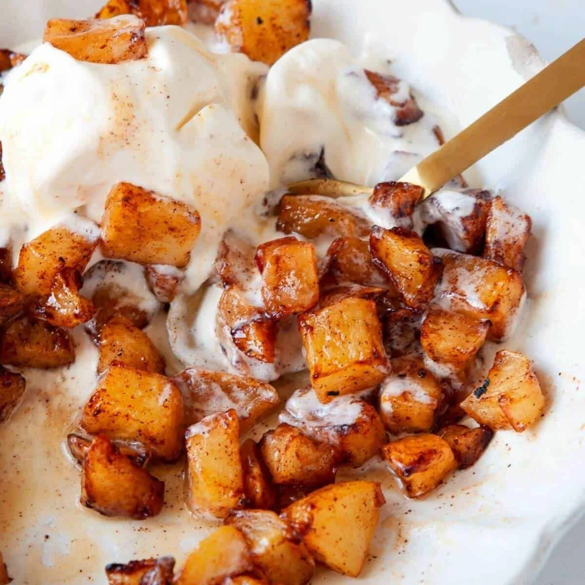 Crispy Air-Fried Apples