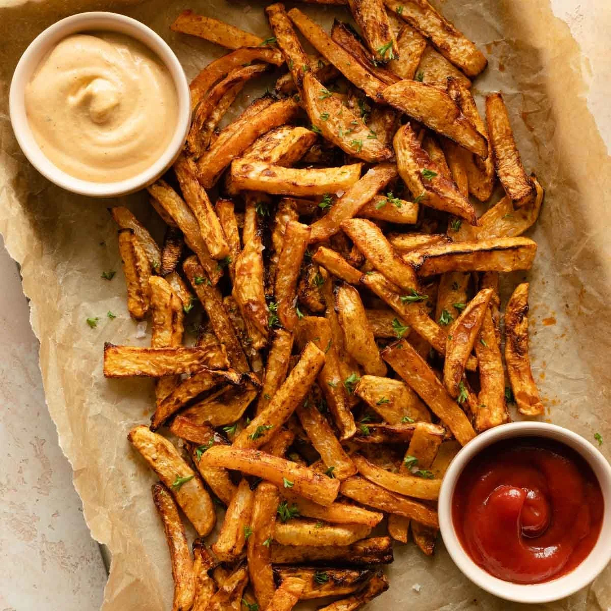 Crispy Air Fryer Turnip Fries