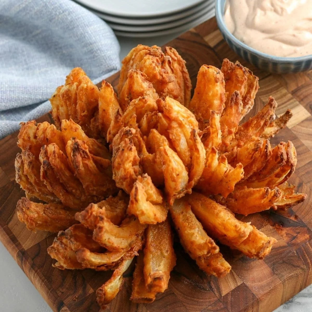 Crispy Blooming Onion in Air Fryer