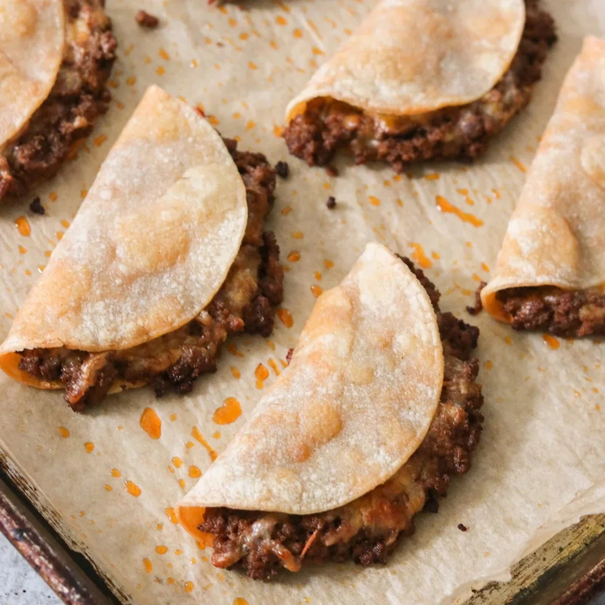 Crispy Oven Baked Tacos Copycat Beef