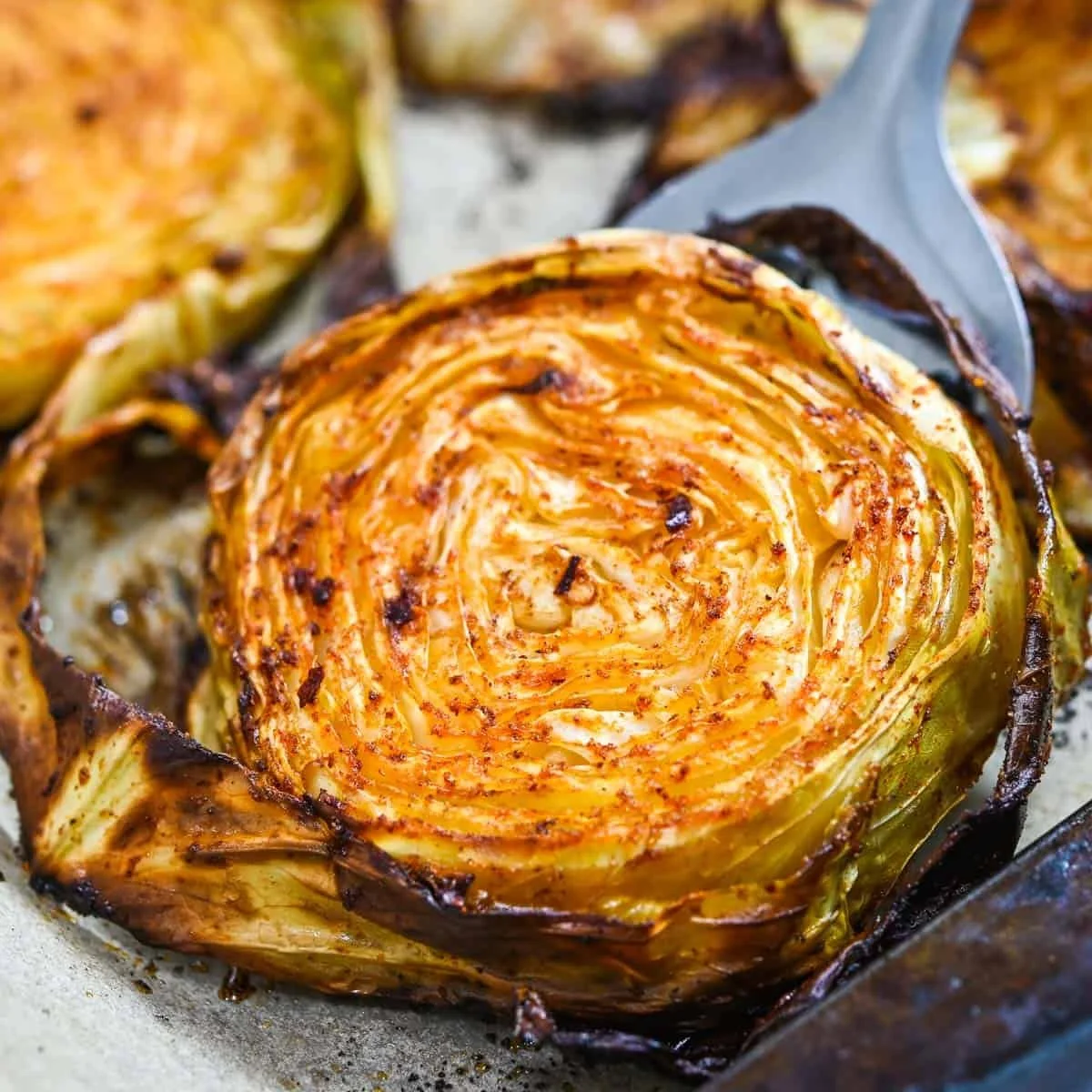 Crispy Roasted Cabbage Steaks