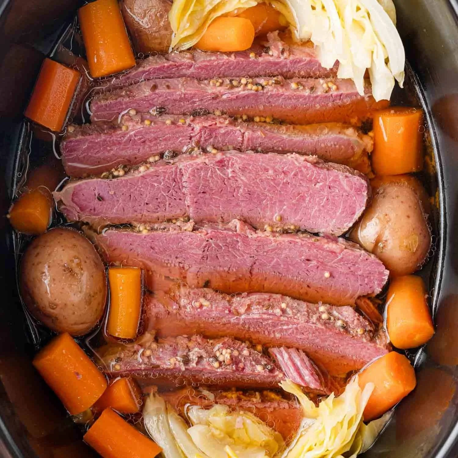 Crockpot Corned Beef with Cabbage
