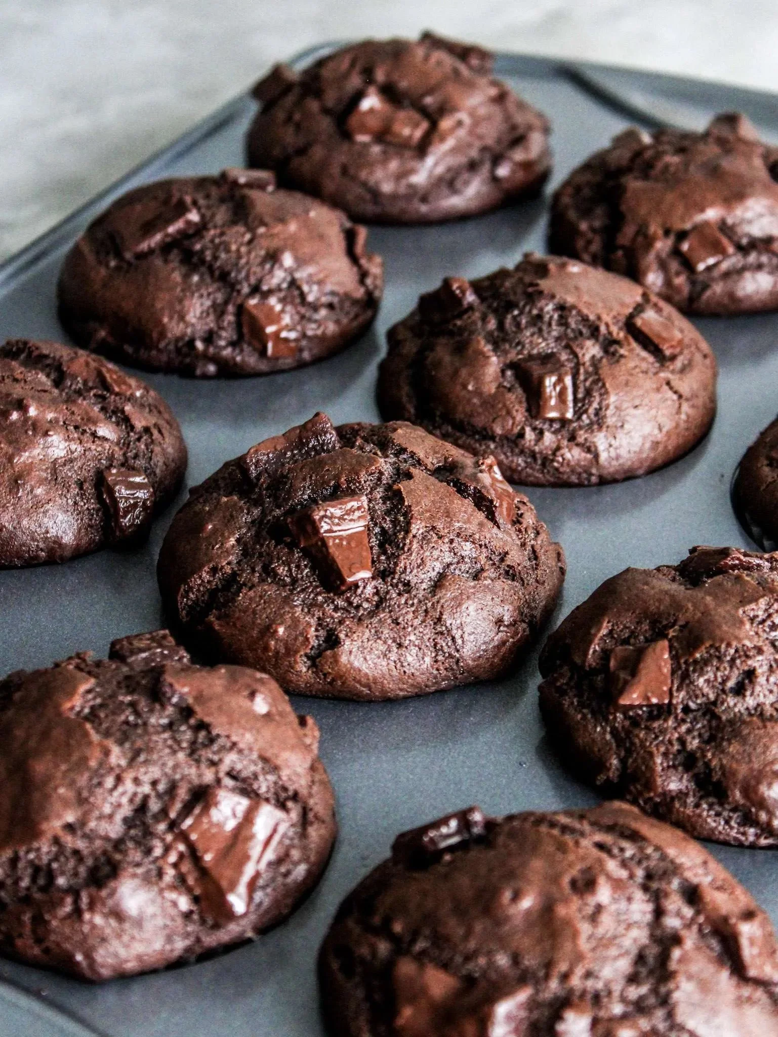 Double Chocolate Chip Muffins