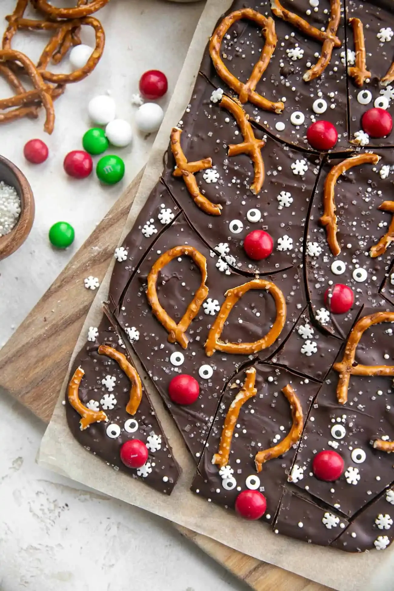 Festive Cocoa Reindeer Treats