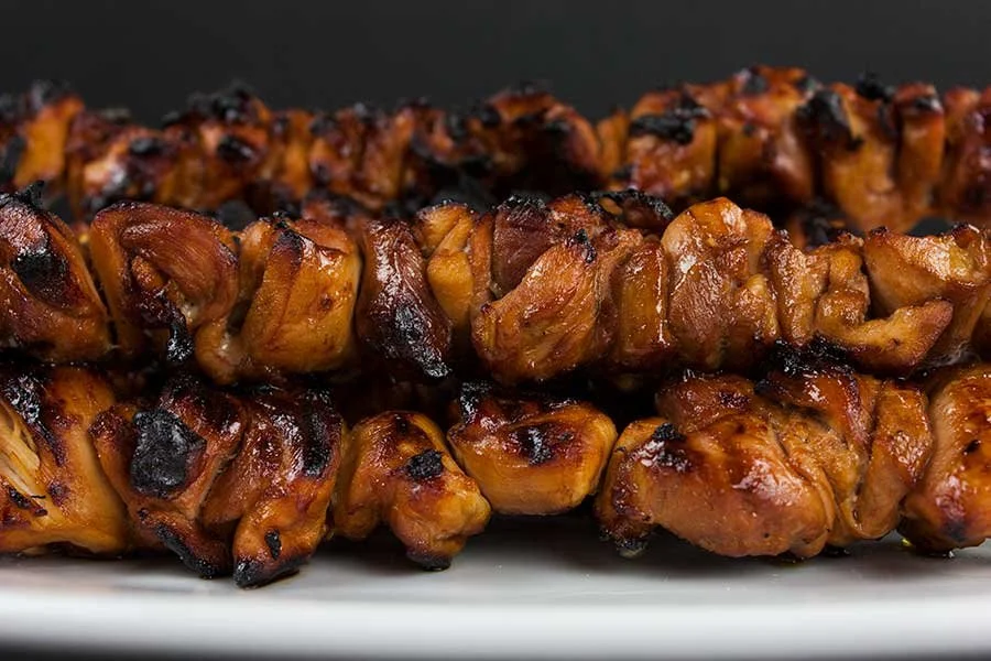 Filipino Grilled Chicken Kebabs