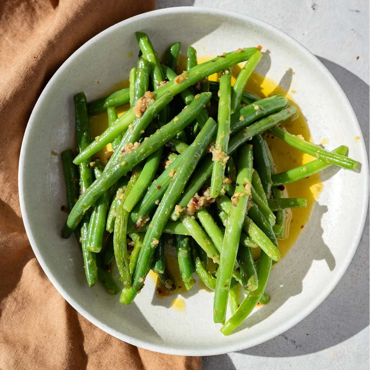 Garlic-Infused Green Beans