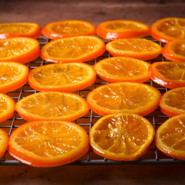 Glazed Candied Orange Slices