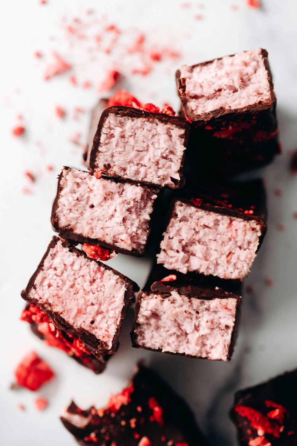 Gourmet Chocolate Strawberry Bars