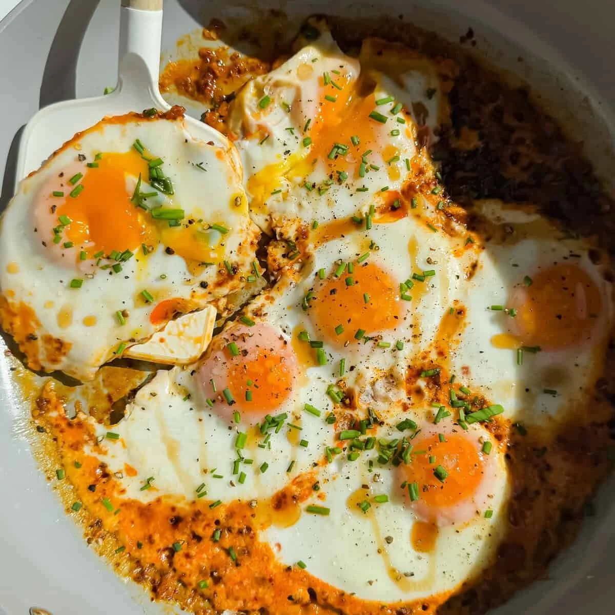 Heavy Cream Fried Eggs