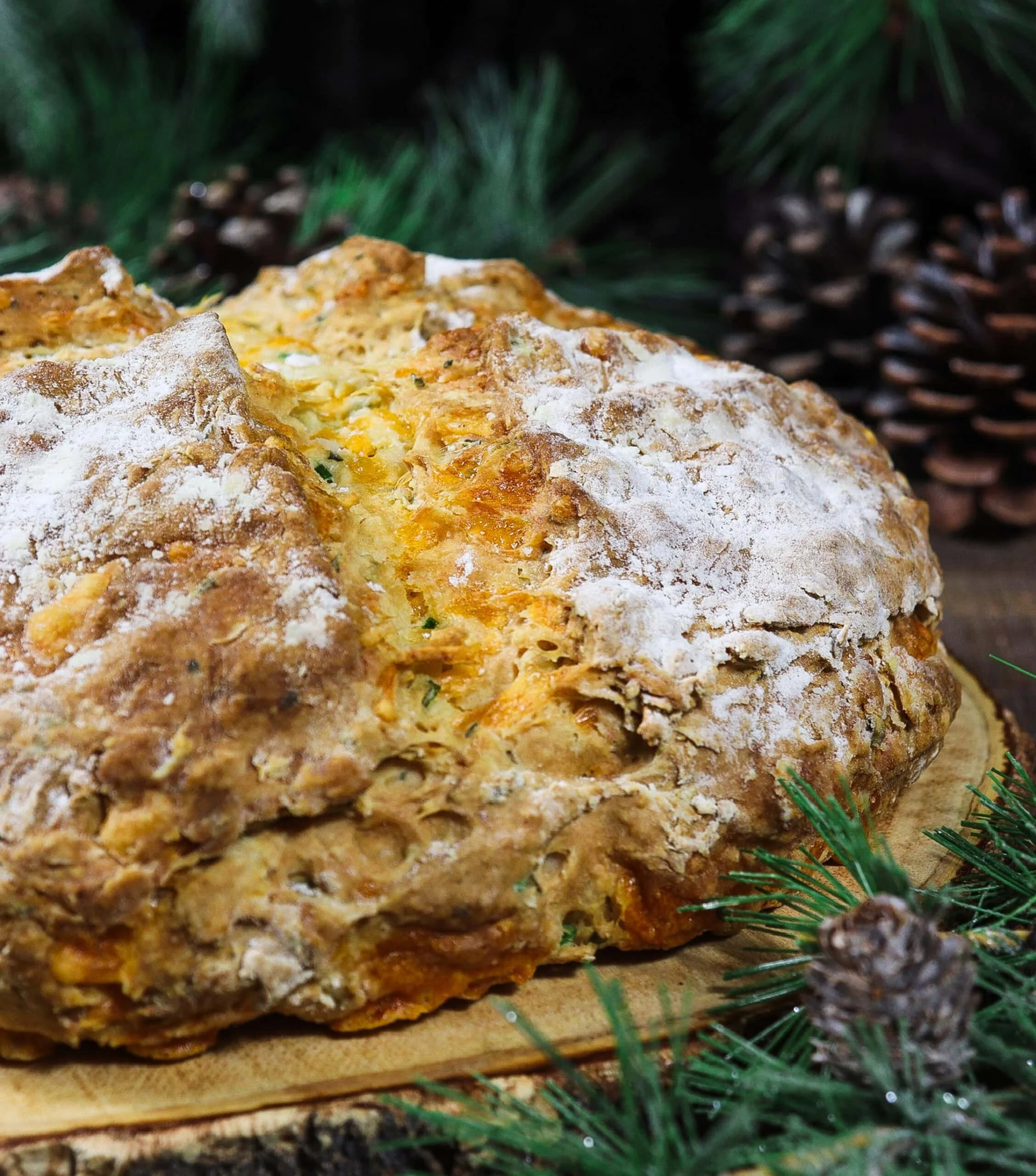 Herbed Cheddar Soda Bread