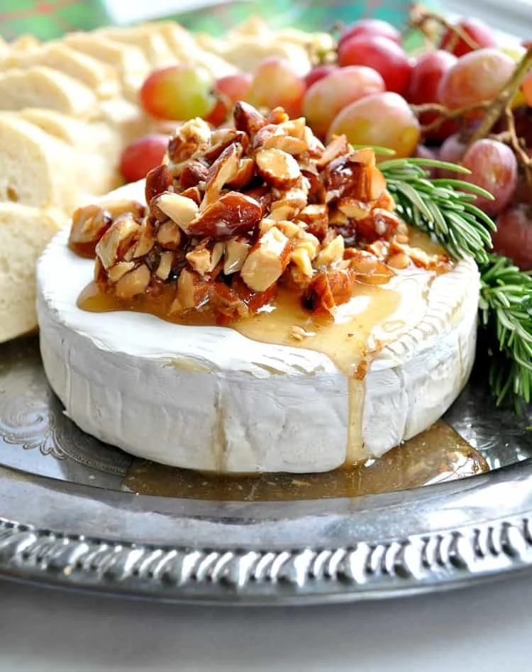 Honeyed Almond Brie Bake