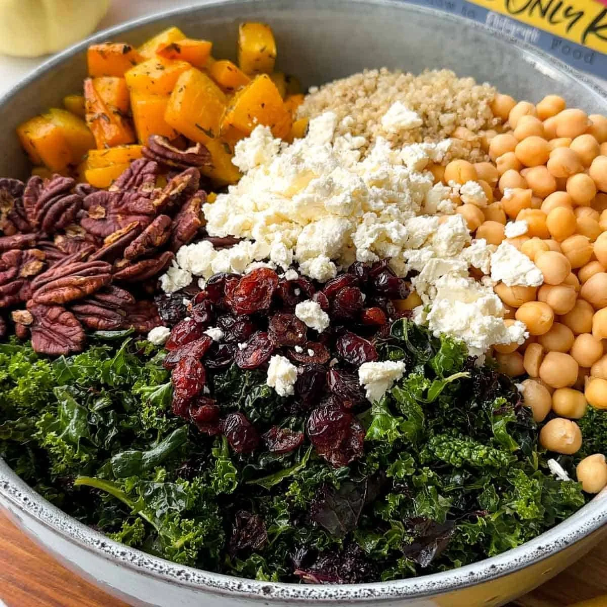 Kale and Quinoa Roasted Pumpkin Salad