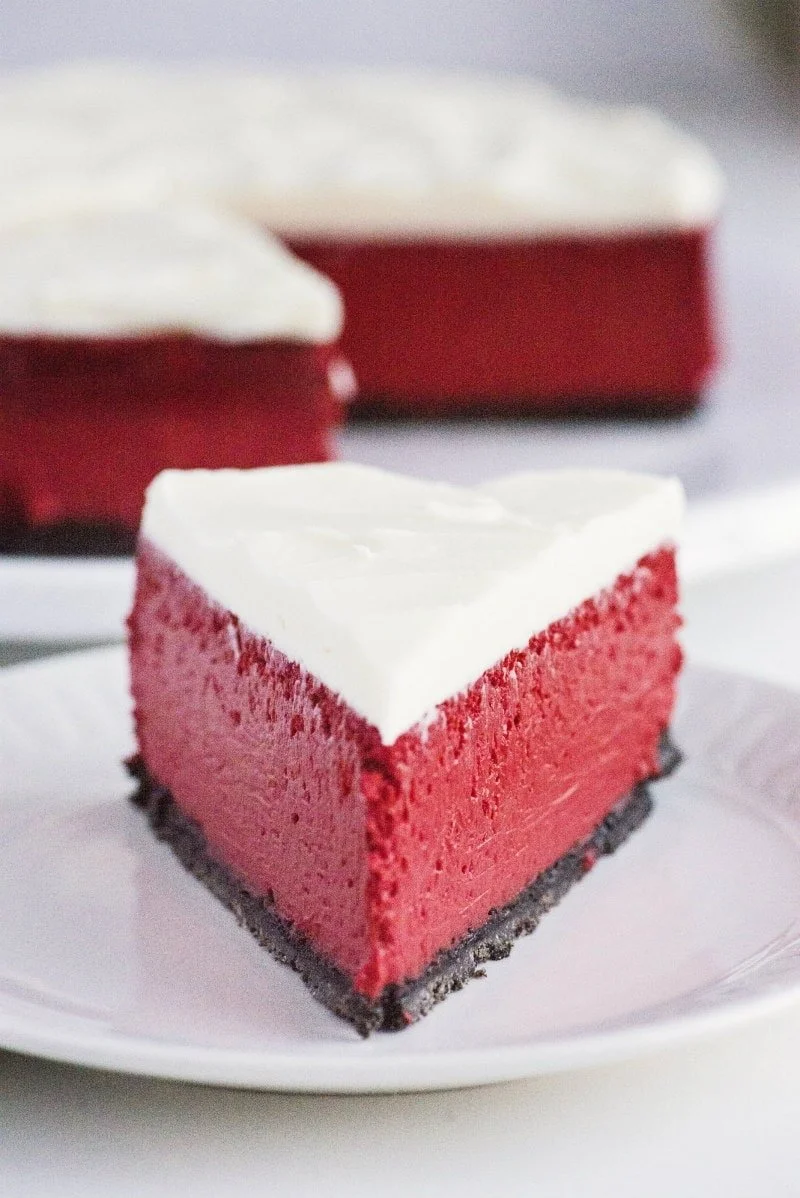 Luxurious Red Velvet Cheesecake