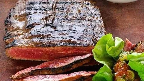Marinated Skirt Steak Ssam