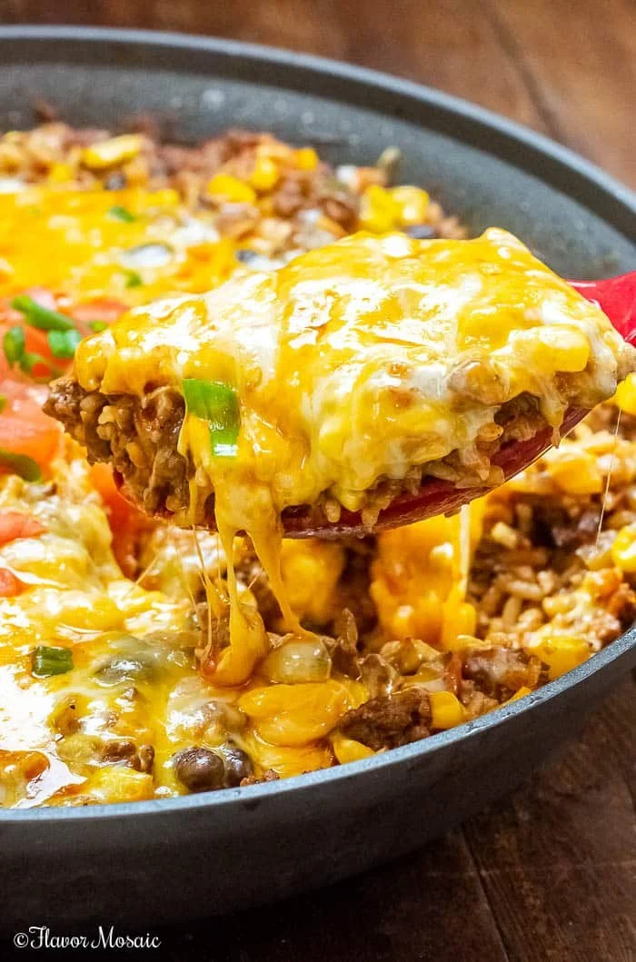 Mexican Beef Rice Casserole