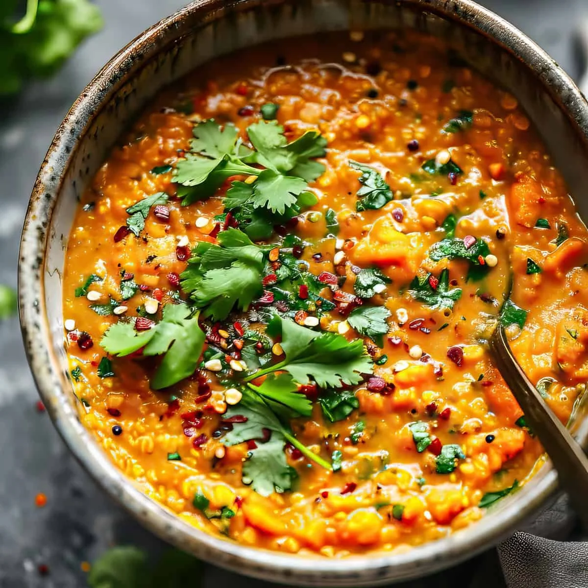Minute Easy Red Lentil Dahl