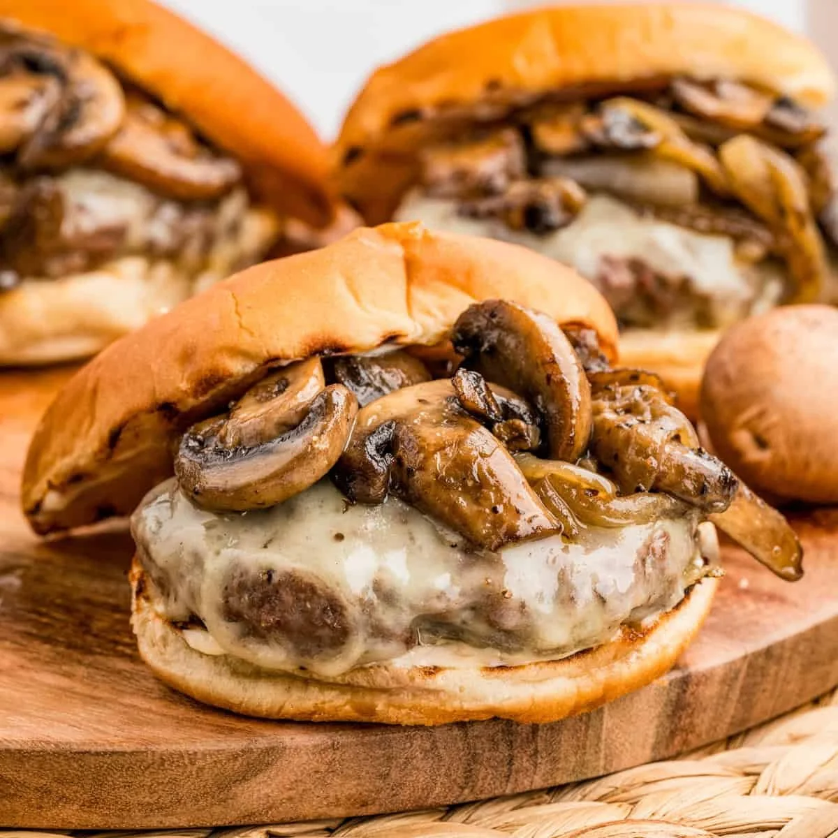 Mushroom Swiss Burger