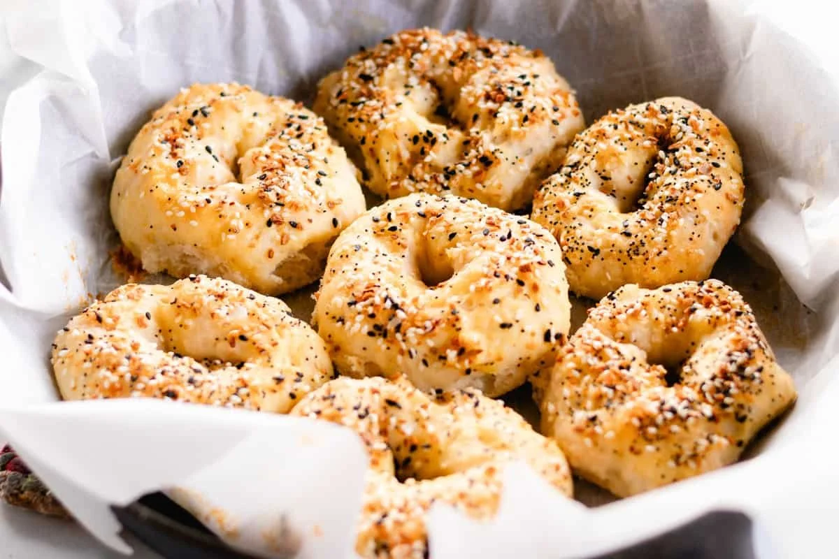 No Rise Greek Yogurt Bagels