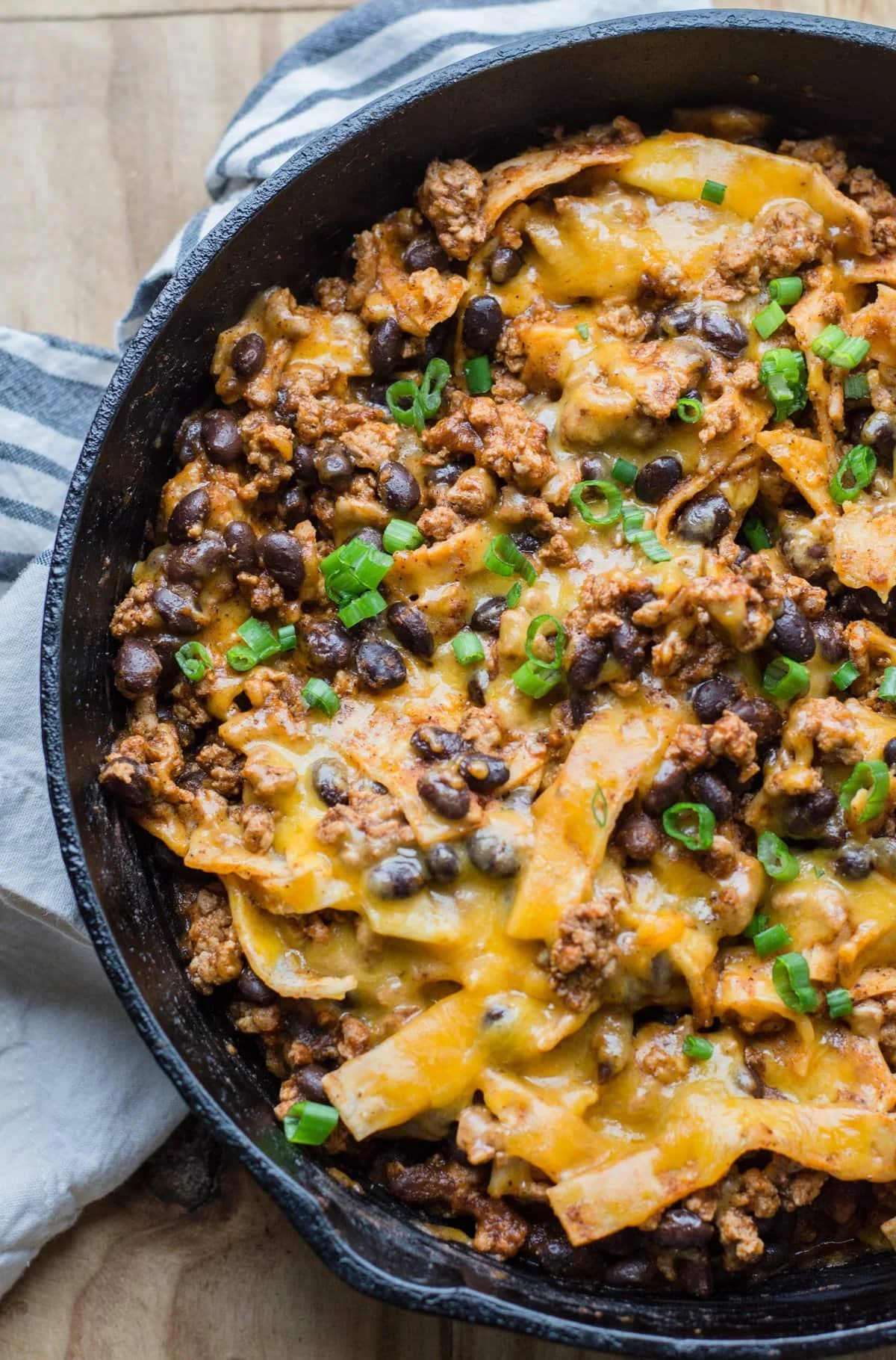 One-Pan Cheesy Enchilada Skillet