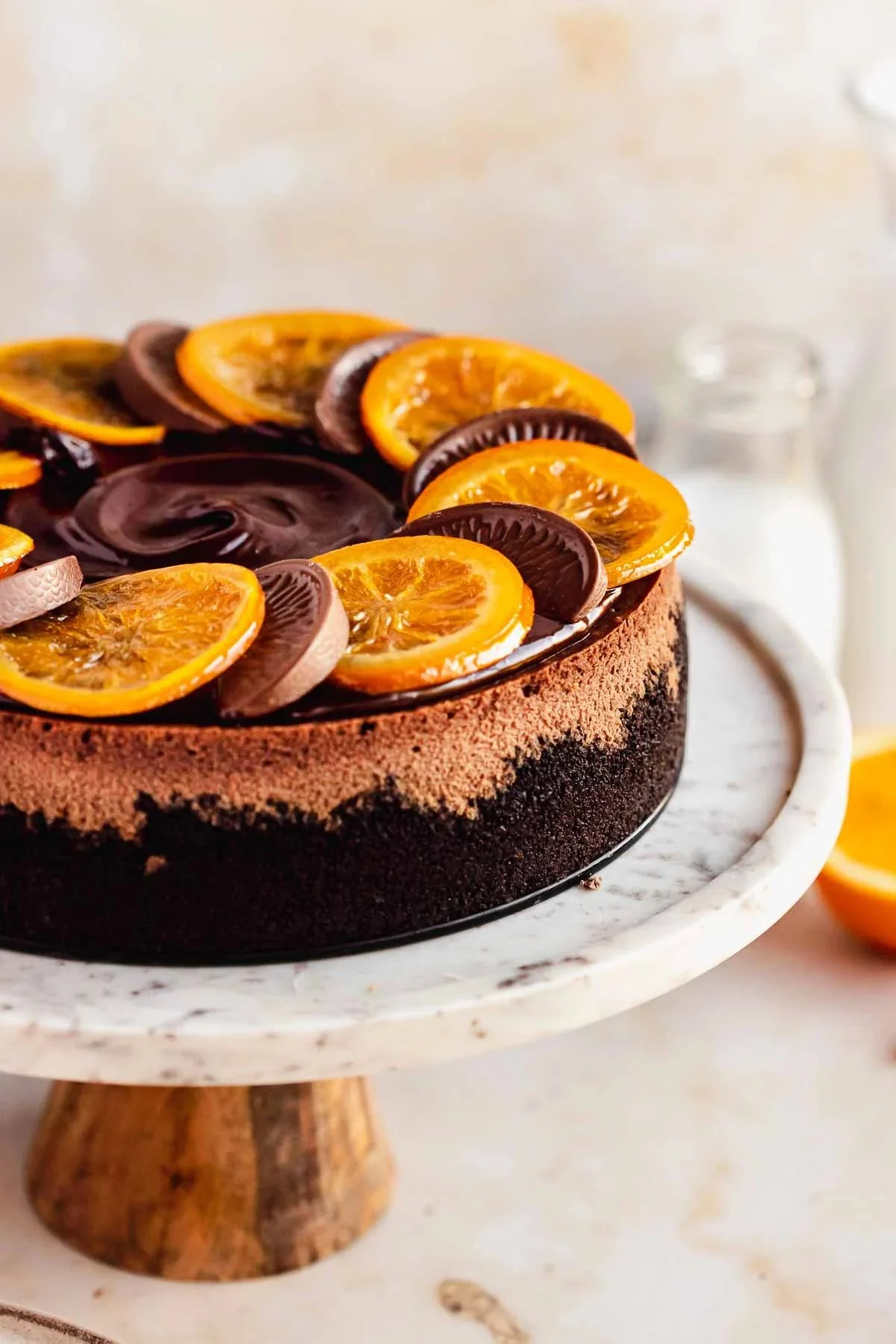 Orange Chocolate Cheesecake Delight