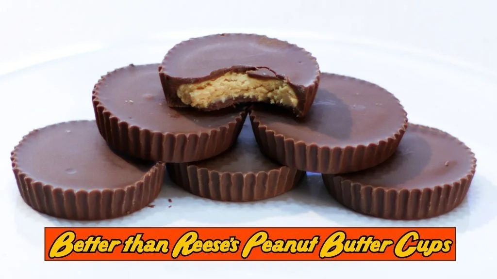 Delicious alternatives to Reese's Peanut Butter Cups displayed on a table
