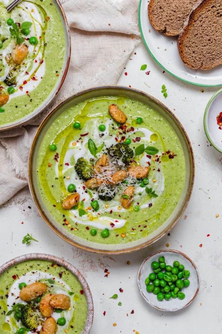 Protein-Packed Vegan Greens and Beans Soup