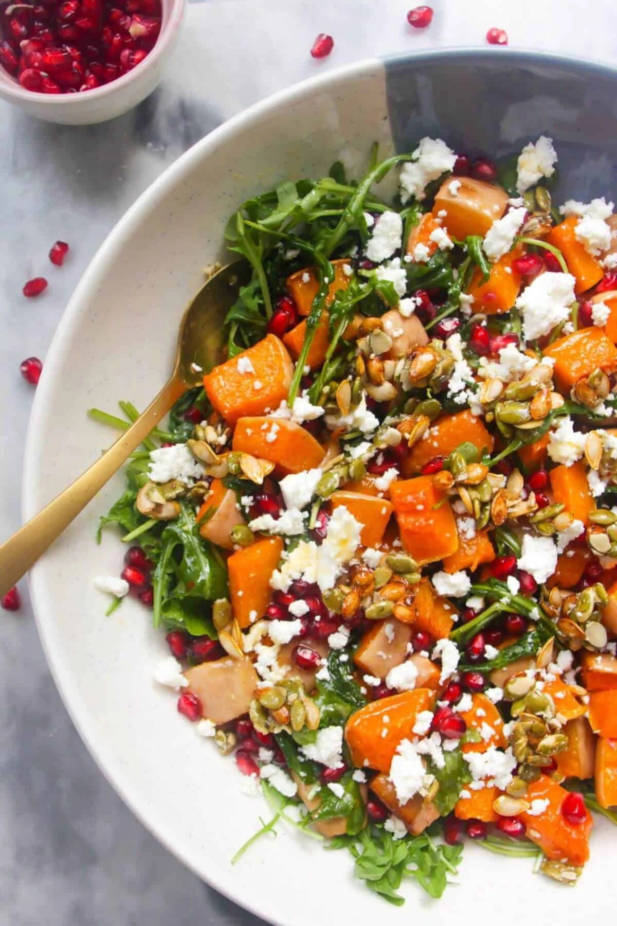Roasted Butternut Squash Salad with Feta