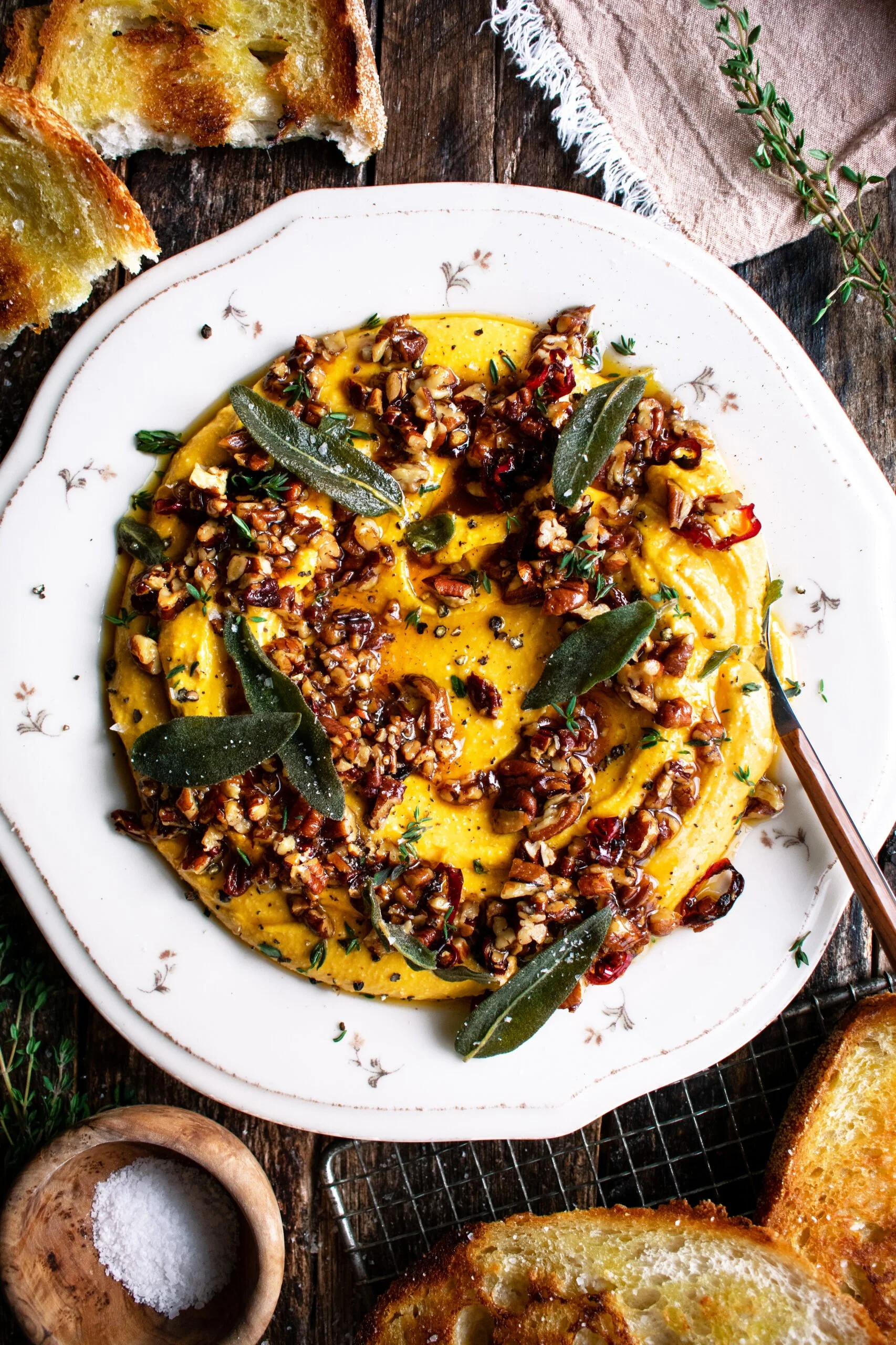 Roasted Honeynut Squash with Feta Dip