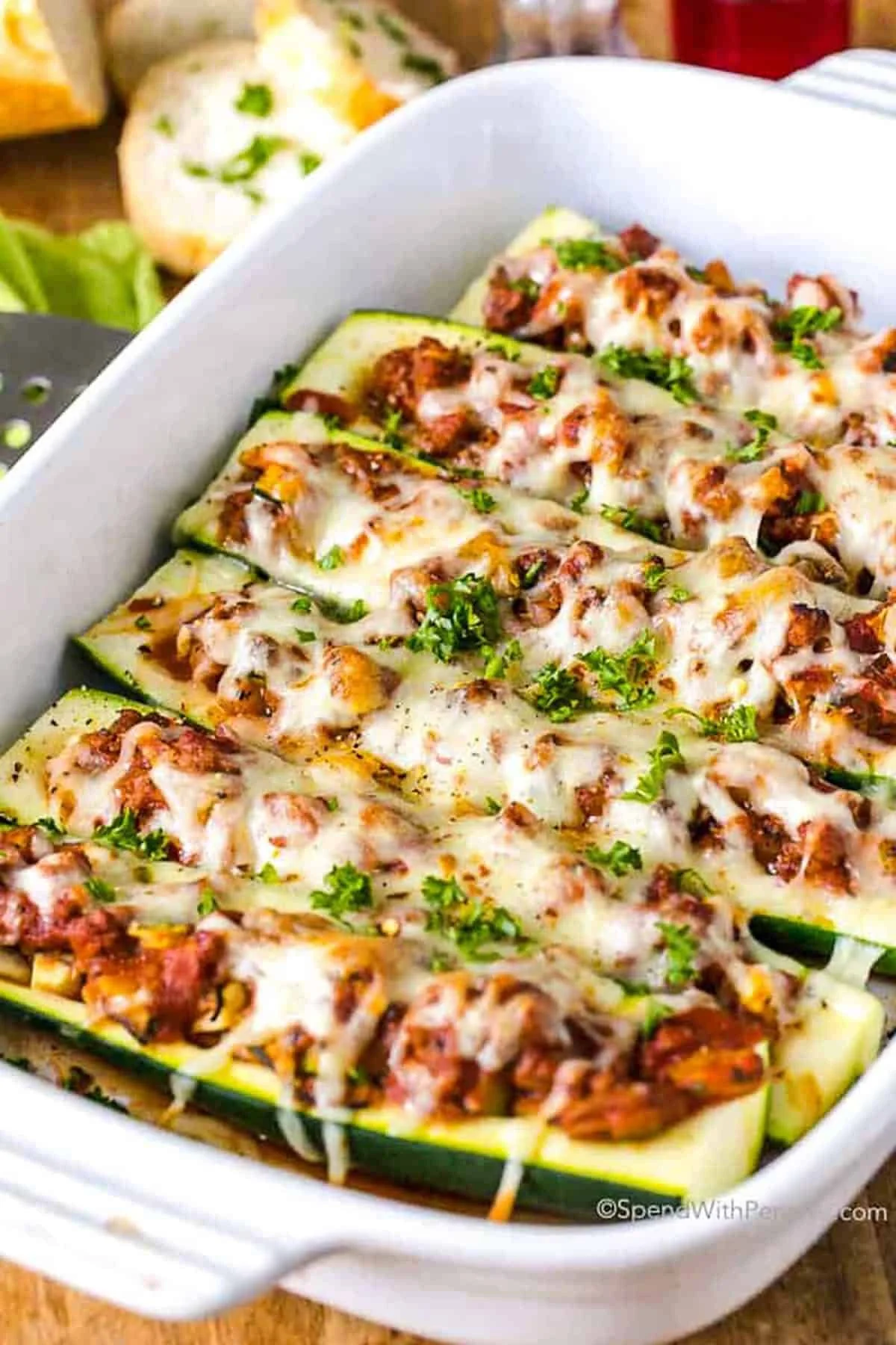Savory Stuffed Zucchini Boats
