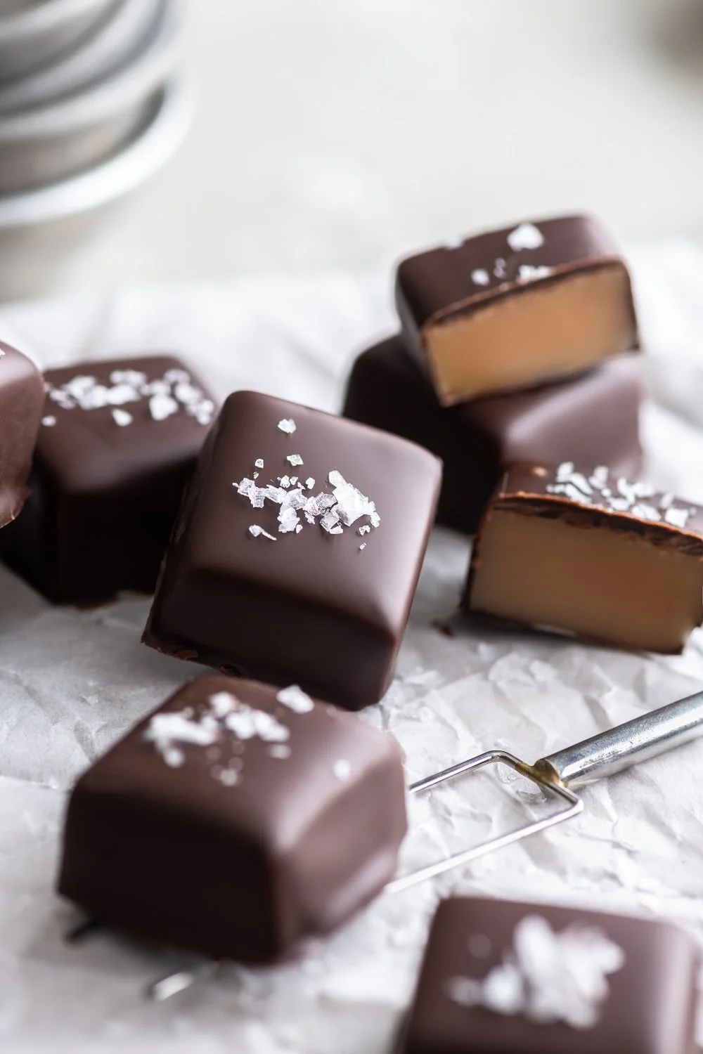 Sea Salt Chocolate Caramels
