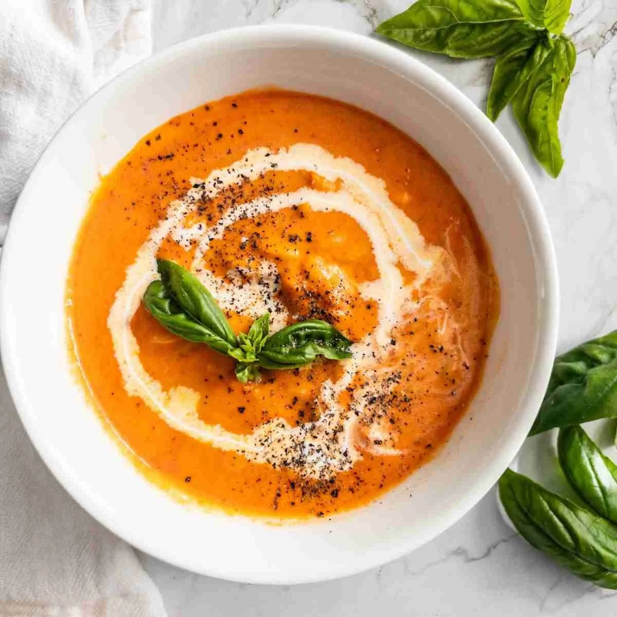 Silky Roasted Tomato Soup