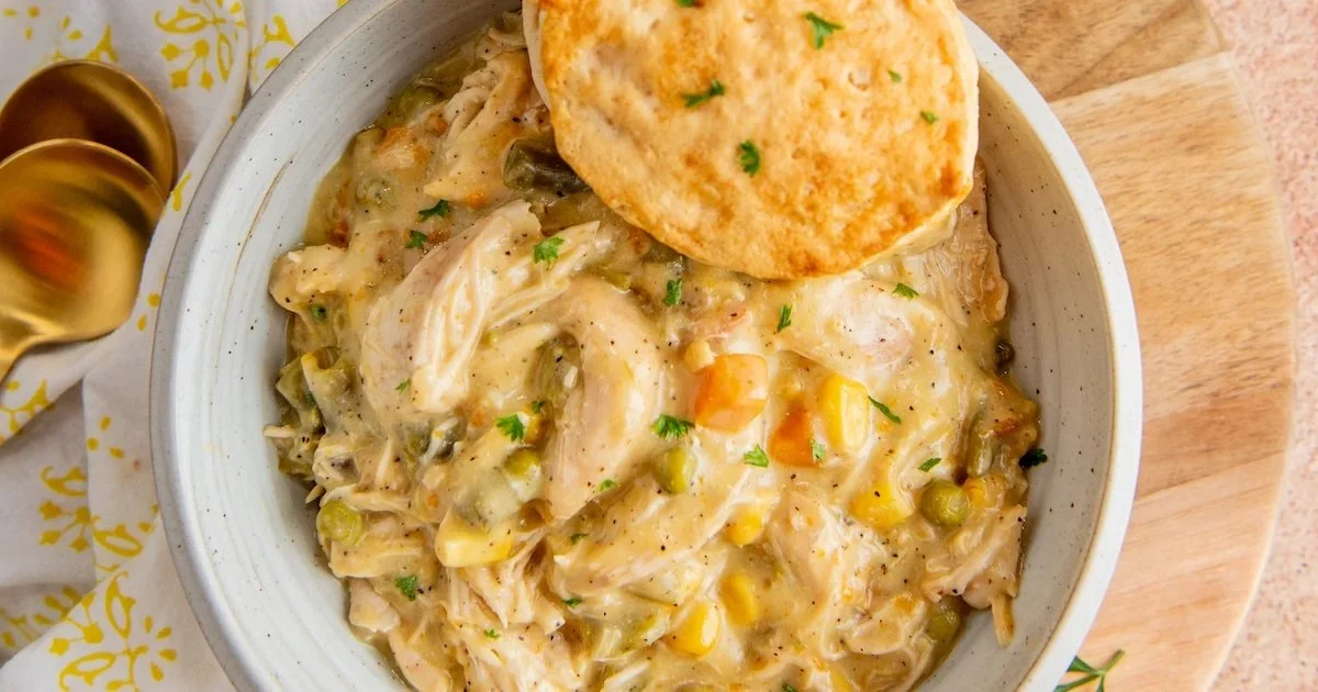 Slow Cooker Chicken Pot Pie