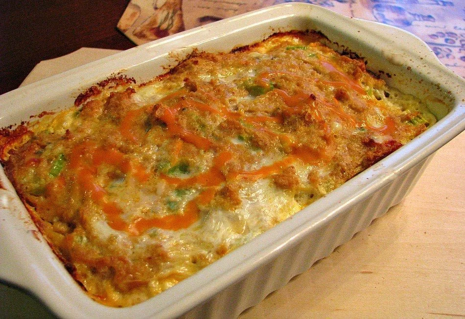 Spicy Buffalo Chicken Loaf
