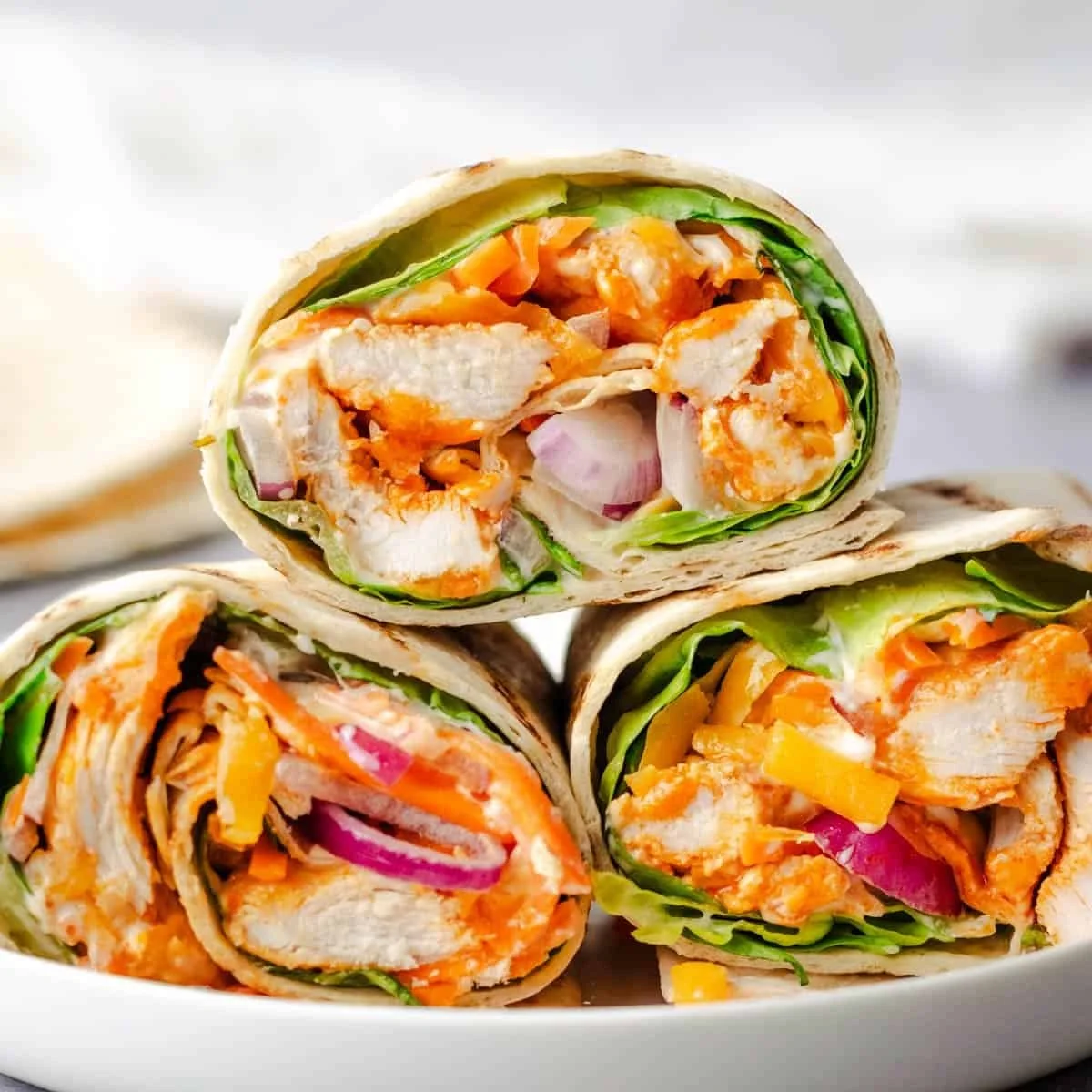 Spicy Buffalo Chicken Wraps